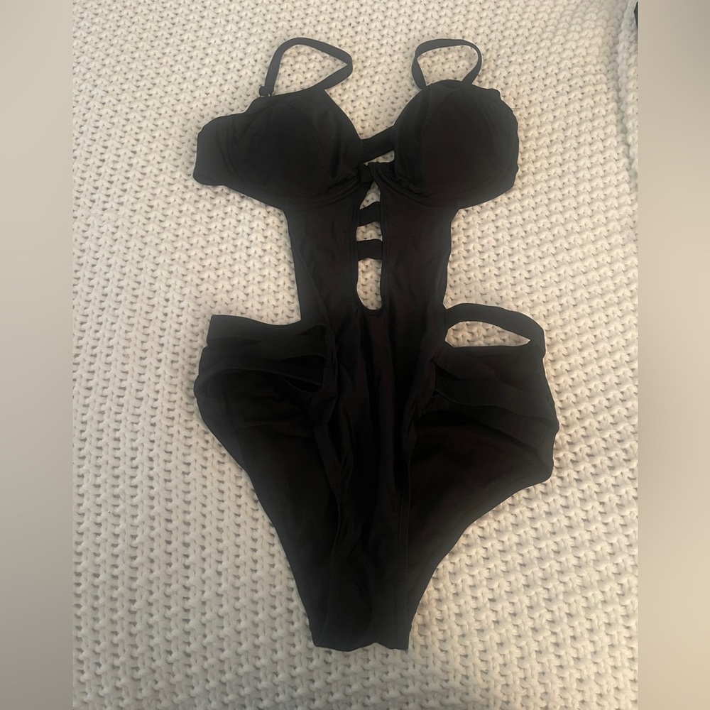 Black bathing suit